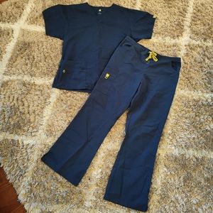 Wonder Wink Navy Blue Scrubs